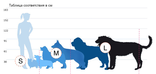 таблица соответствия для матраса для собак