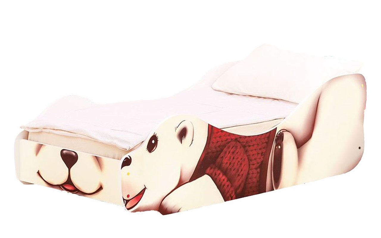 фото: Детская Кровать Бельмарко Зверята Полярный Мишка Умка
