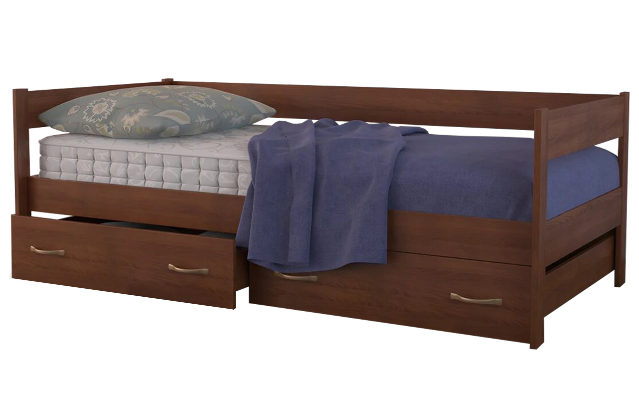 фото: Кровать DreamLine Из массива Тахта с ящиками 120x200 см