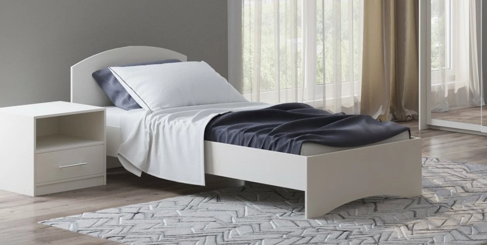 Скидки до 50% на кровати и мебель Орматек в белом цвете